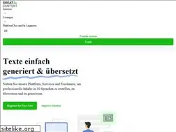 Sites similar to greatcontent.de