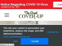 Sites similar to greatcoverup.com