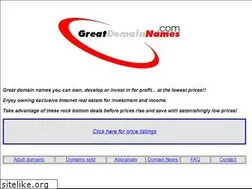 Sites similar to greatdomainnames.com