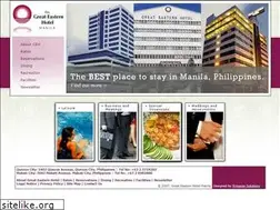 Sites similar to greateasternhotelmanila.com