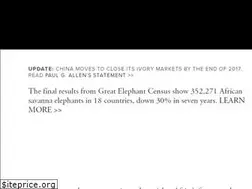 Sites similar to greatelephantcensus.com