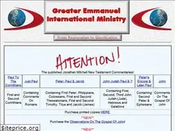 Sites similar to greater-emmanuel.org