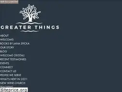 Sites similar to greater-things.org