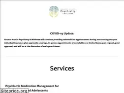 Sites similar to greateraustinpsychiatry.com