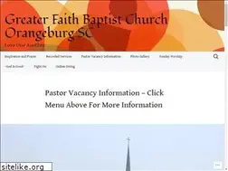 Sites similar to greaterfaithbaptist.com