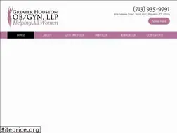 Sites similar to greaterhoustonobgyn.com
