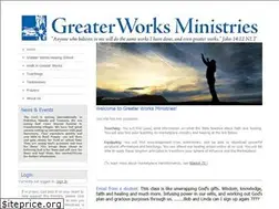 Sites similar to greaterworksministries.us