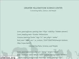 Sites similar to greateryellowstonescience.org