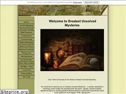 Sites similar to greatest-unsolved-mysteries.com