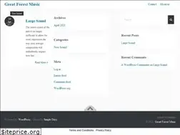 Sites similar to greatforestmusic.com