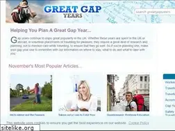 Sites similar to greatgapyears.co.uk