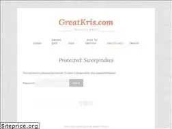 Sites similar to greatkris.com
