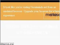 Sites similar to greatminds.org