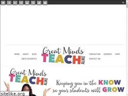 Sites similar to greatmindsteachalike.com