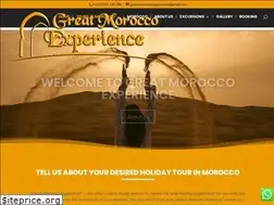 Sites similar to greatmoroccoexperience.com