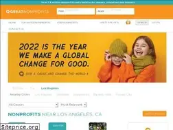 Sites similar to greatnonprofits.org