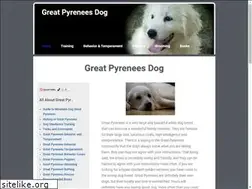 Sites similar to greatpyreneesdog.net