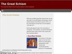Sites similar to greatschism.org