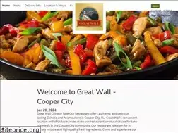 Sites similar to greatwallcoopercity.com