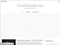 Sites similar to greatwanderlust.com