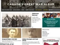 Sites similar to greatwaralbum.ca