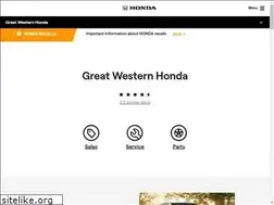 Sites similar to greatwesternhonda.com.au