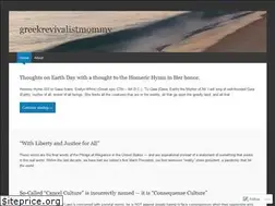 Sites similar to greekrevivalistmommy.com