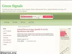 Sites similar to green-signals.blogspot.com