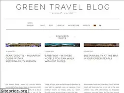Sites similar to green-travel-blog.com