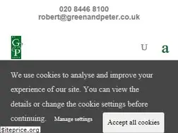Sites similar to greenandpeter.co.uk