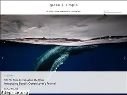 Sites similar to greenandsimple.co