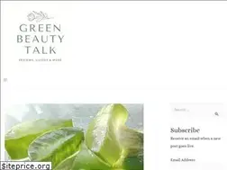 Sites similar to greenbeautytalk.com