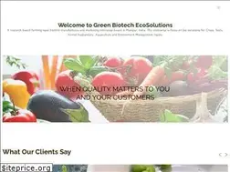 Sites similar to greenbiotechecosolutions.com