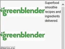 Sites similar to greenblender.com