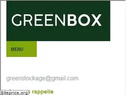 Sites similar to greenbox-stockage.fr