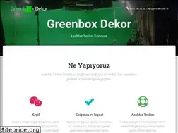 Sites similar to greenboxdekor.com