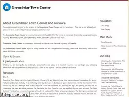 Sites similar to greenbriartowncenter.com