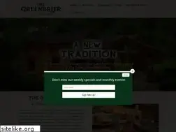 Sites similar to greenbrierrestaurant.com