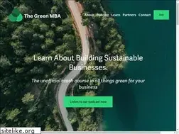Sites similar to greenbusinessmba.com