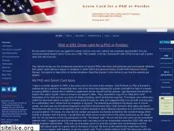 Sites similar to greencardforphd.com