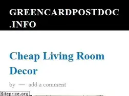 Sites similar to greencardpostdoc.info
