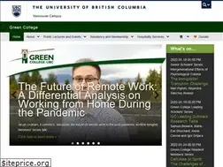 Sites similar to greencollege.ubc.ca