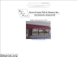 Sites similar to greencountytitle.com