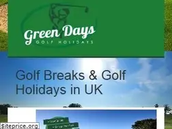 Sites similar to greendaysgolfholidays.co.uk