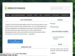 Sites similar to greenecoparadise.com