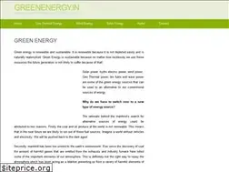 Sites similar to greenenergy.in