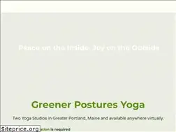 Sites similar to greenerposturesyoga.com