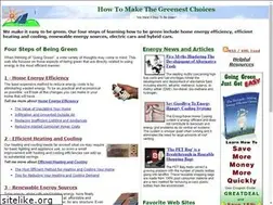 Sites similar to greenestchoices.com