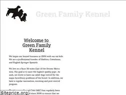 Sites similar to greenfamilykennel.com