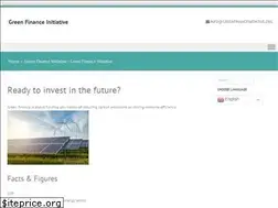 Sites similar to greenfinanceinitiative.org